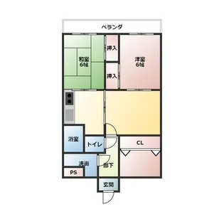 ロイヤルメゾンII【2階】の間取り