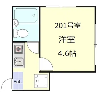 東京都豊島区千早1【アパート】の間取り