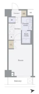 クレアシオン馬込【4階】の間取り