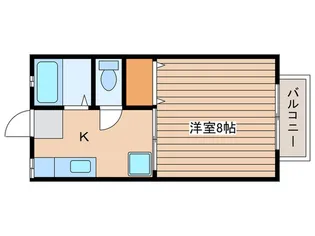 パナハイツ翠祐【1階】の間取り