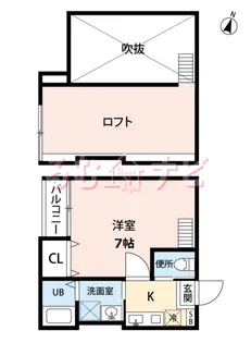 コートドール高宮【1階】の間取り