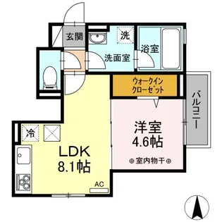 グラサージュ【1階】の間取り