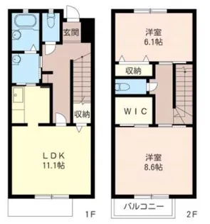 神奈川県藤沢市小塚【一戸建】の間取り
