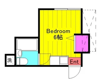 グリーンヒルB【1階】の間取り