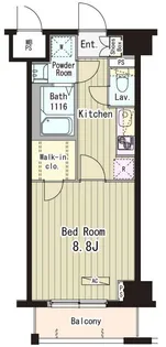 フォンターナ入谷【4階】の間取り