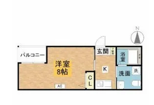 クヴェレ【3階】の間取り