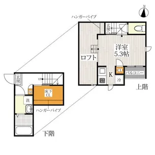 CB鳥栖ルミナス【1階】の間取り