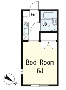 レークヒル・スワ【2階】の間取り