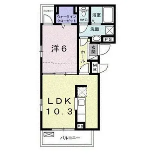 ハーバーランド A【2階】の間取り