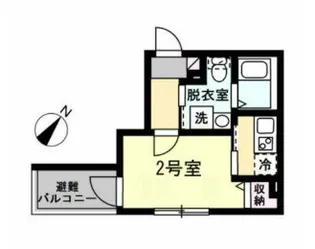 ベイルーム横浜生麦【1階】の間取り