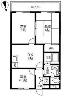 伊沢コーポ【2階】の間取り