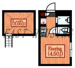 東京都杉並区方南1【アパート】の間取り
