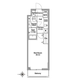 コンフォリア馬込【6階】の間取り