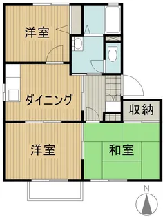 キャニオンハイツ【2階】の間取り