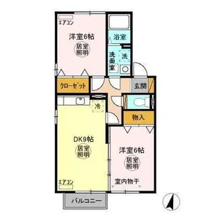 大黒屋【2階】の間取り