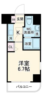 神奈川県川崎市中原区上新城2【マンション】の間取り