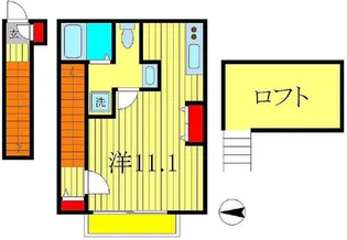 サンヴィアーレ北小金【2階】の間取り