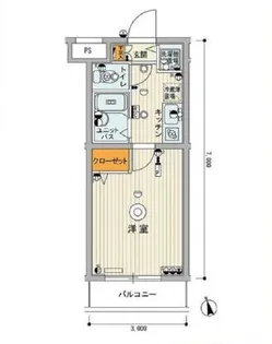 スカイコート中村橋第3【2階】の間取り