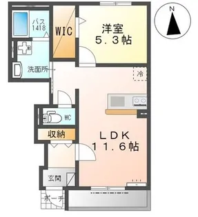 スターコートメゾン【1階】の間取り