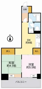 フローラル豊島園【2階】の間取り