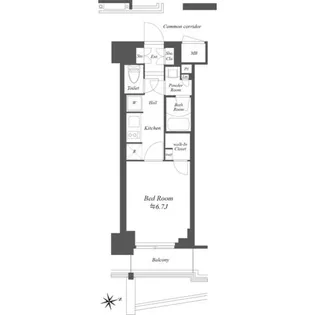 ブランシエスタ東陽町【6階】の間取り