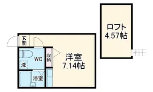 プリマ七番館【2階】の間取り