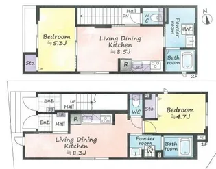 東京都杉並区和泉1【アパート】の間取り