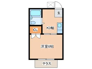 第5ファミリ-ハイツ【1階】の間取り
