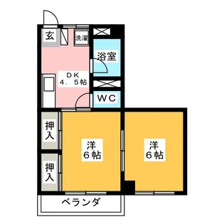 サラソタ ヴィータ【3階】の間取り