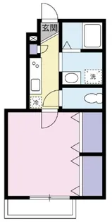 キャトルセゾン蒲田【1階】の間取り