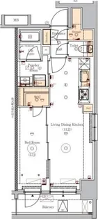 VERXEEDASAKUSA【9階】の間取り