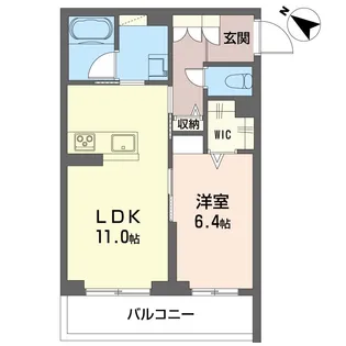 アンビシア【2階】の間取り