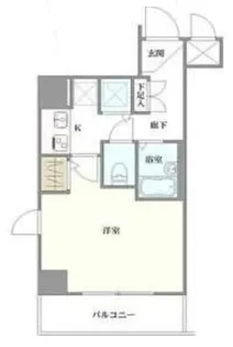 トーシンフェニックス新宿余丁町【4階】の間取り