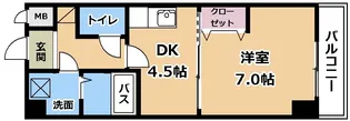 sawarabiヨツバ【5階】の間取り