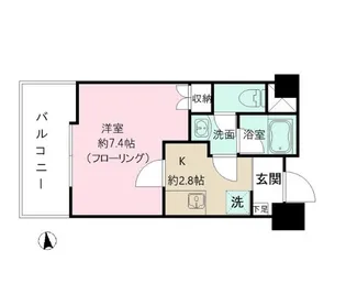 Wist新宿【5階】の間取り