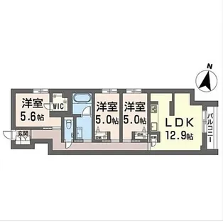 ガーデンクォーツ【2階】の間取り