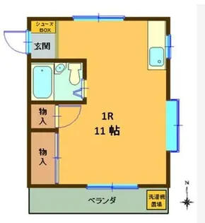 ビラデルレイ【2階】の間取り