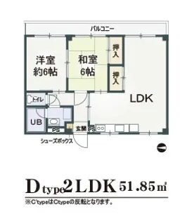 コーポグリーン【3階】の間取り