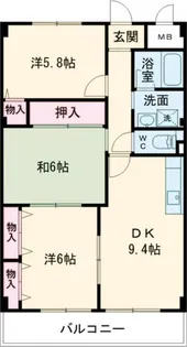 サントルドゥヴィラージュ【1階】の間取り