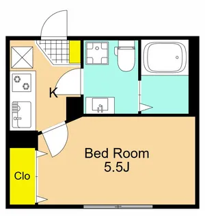 STRIPES東大井【2階】の間取り