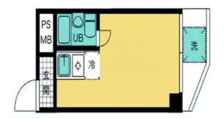 サンライズビル【4階】の間取り