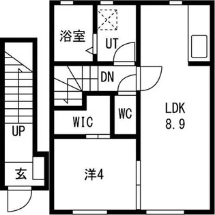 Sun field (サンフィールド)C【2階】の間取り