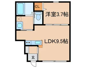 Fallersleben Tosaki【1階】の間取り