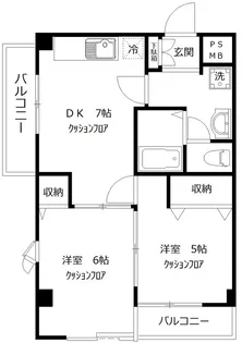幸永ビル【4階】の間取り