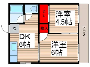 八千代ハイツ【1階】の間取り