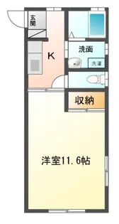 オーパス ワン【2階】の間取り