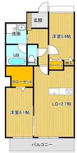ヴァンベール【1階】の間取り