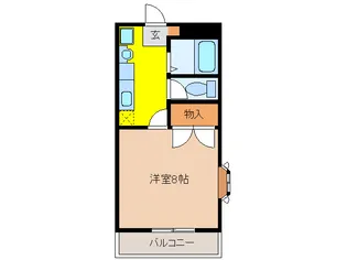サンパレス丸の内【2階】の間取り