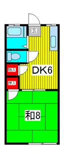 元郷三井荘【2階】の間取り
