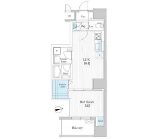 東京Hightower【3階】の間取り